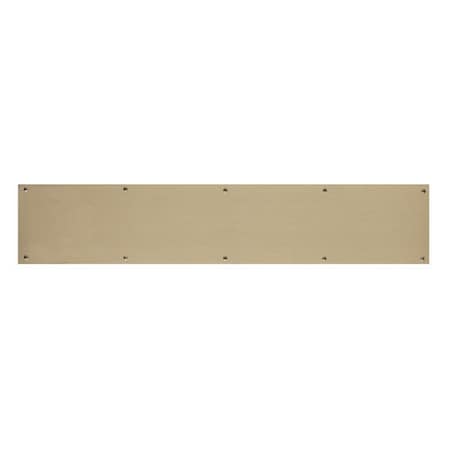 Brass Accents 6 in. x 28 in. Kick Plate Antique Brass Magnetic Mount A09-P0628-609MAG